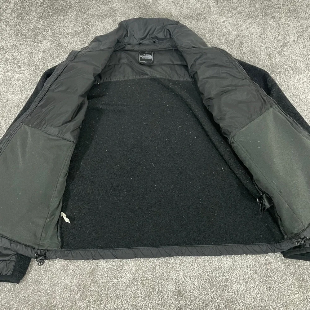 North Face 550 Down Denali Jacket Mens Small Fleece Black